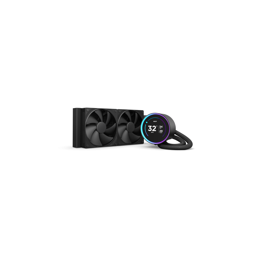 19113-NZXT Kraken Elite 240 Procesador Sistema de refrigeracion liquida todo en uno 12 cm Negro 1 pieza(s) 19113-NZXT Kraken Elite 240 Procesador Sistema de refrigeracion liquida todo en uno 12 cm Negro 1 pieza(s)