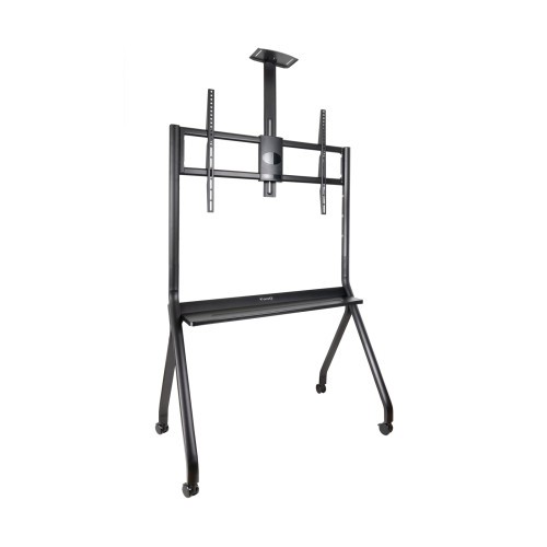 19195-TOOQ SOPORTE SUELO RUEDAS "iSTAR" FS20208M-B, PARA  PANTALLAS 55-100", NEGRO.