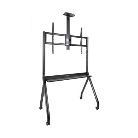 19195-TOOQ SOPORTE SUELO RUEDAS "iSTAR" FS20208M-B, PARA  PANTALLAS 55-100", NEGRO.