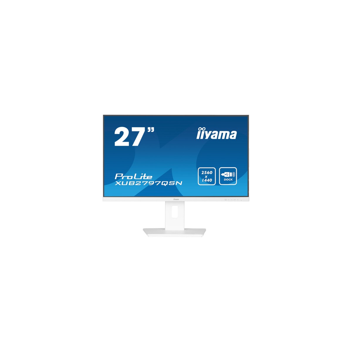 iiyama G MASTER XUB2797QSN W2 pantalla para PC 686 cm 27 2560 x 1440 Pixeles 4K Ultra HD LED Blanco