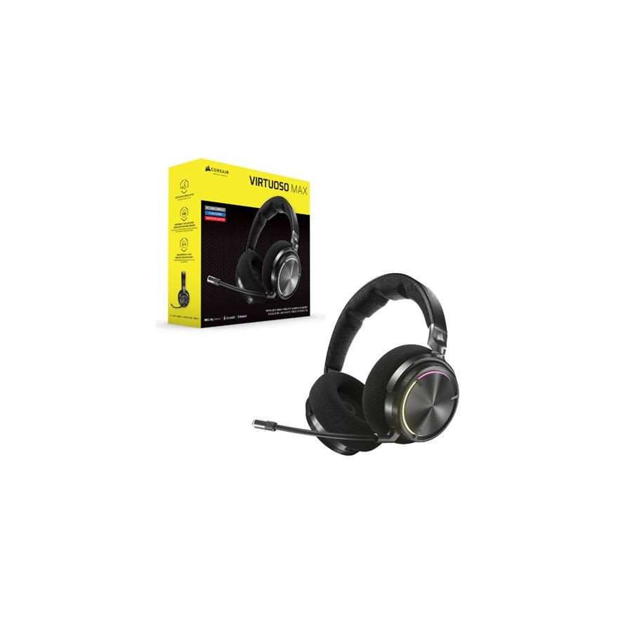 19209-AURICULARES CORSAIR VIRTUOSO MAX WIRELESS NEGRO CA-9011372-WW