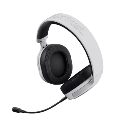 Trust GXT 498 Forta Auriculares Alambrico Diadema Juego Negro Blanco