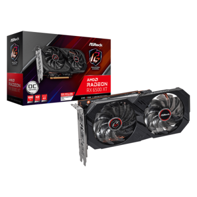 Asrock Phantom Gaming RX 6500 XT 4GB OC AMD Radeon RX 6500 XT GDDR6