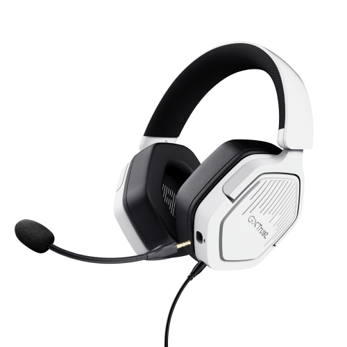 19411-Trust GXT492W Carus Auriculares Alambrico Diadema Juego Blanco
