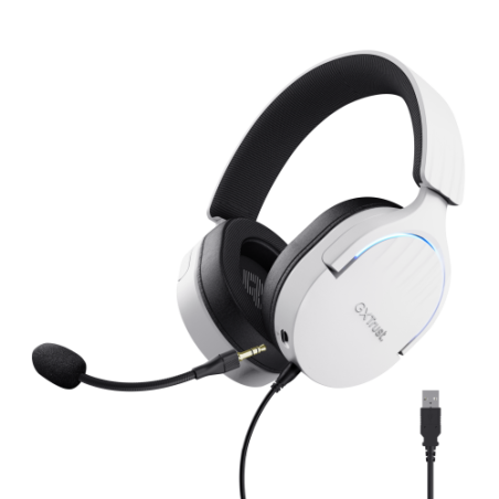 19412-Trust GXT 490 FAYZO Auriculares Alambrico Diadema Motocicleta USB tipo A Negro, Blanco