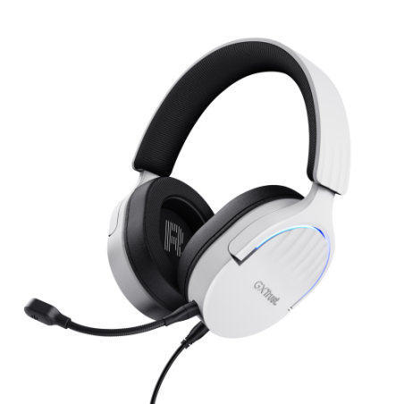 19413-Trust GXT 490 FAYZO Auriculares Alambrico Diadema Motocicleta USB tipo A Negro, Blanco