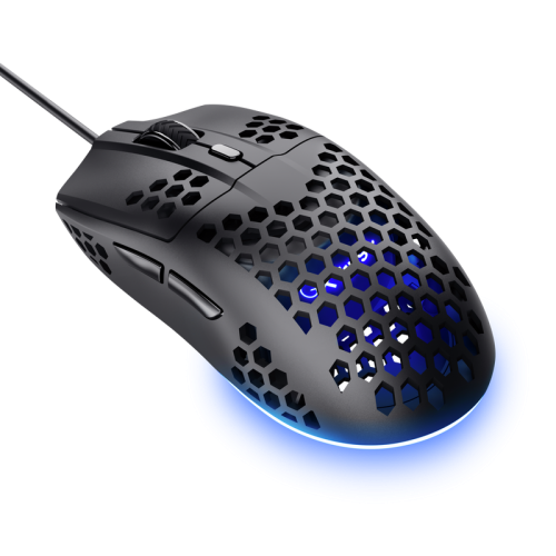 19418-Trust GXT 928 HELOX raton Juego mano derecha USB tipo A Optico 6400 DPI