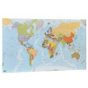 1944-MAPA MUNDI PLASTIFICADO SIN MARCO ENROLLADO 84X140 CM. FAIBO 173G