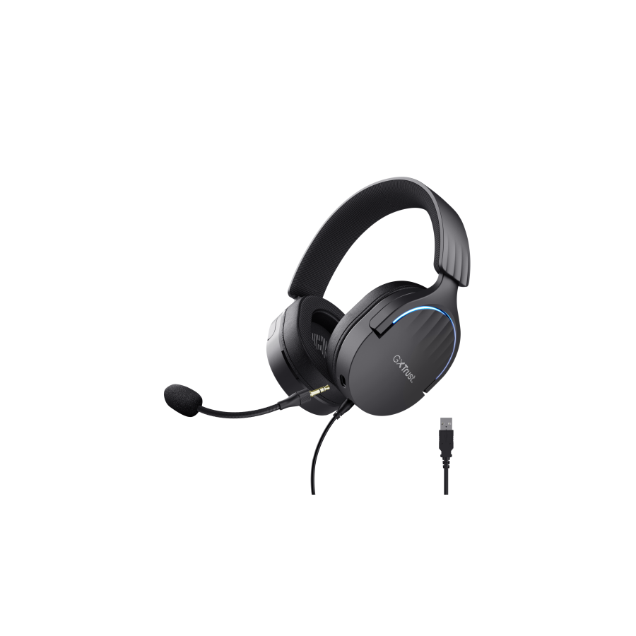 19469-Trust GXT 490 FAYZO Auriculares Alambrico Diadema Juego USB tipo A Negro 19469-Trust GXT 490 FAYZO Auriculares Alambrico Diadema Juego USB tipo A Negro