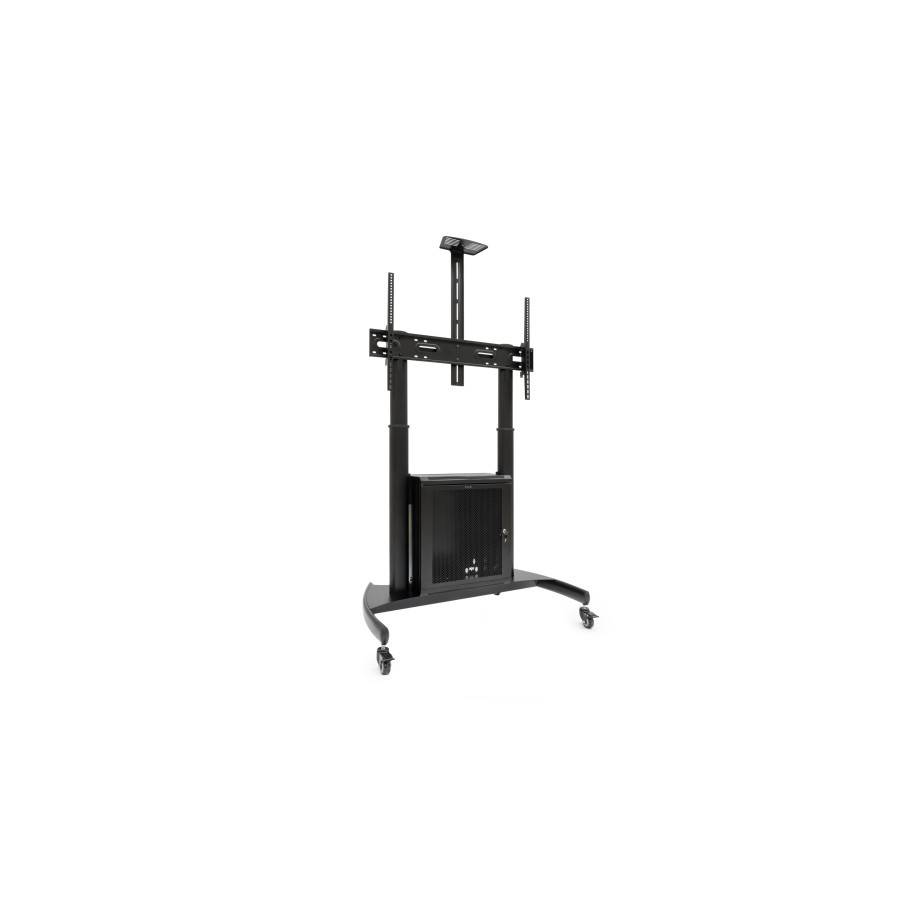19471-TooQ "NARNIA" Soporte de Suelo con Armario Multiusos + Accesorios Rack para Pantallas 60"- 100", Negro 19471-TooQ "NARNIA" Soporte de Suelo con Armario Multiusos + Accesorios Rack para Pantallas 60"- 100", Negro