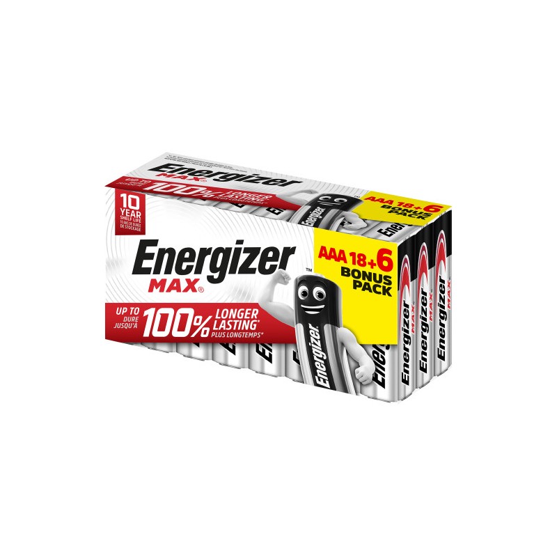 1948-CAJA 18+6 PILAS ALKALINAS POWER TIPO LR03 (AAA) ENERGIZER E303513201 1948-CAJA 18+6 PILAS ALKALINAS POWER TIPO LR03 (AAA) ENERGIZER E303513201