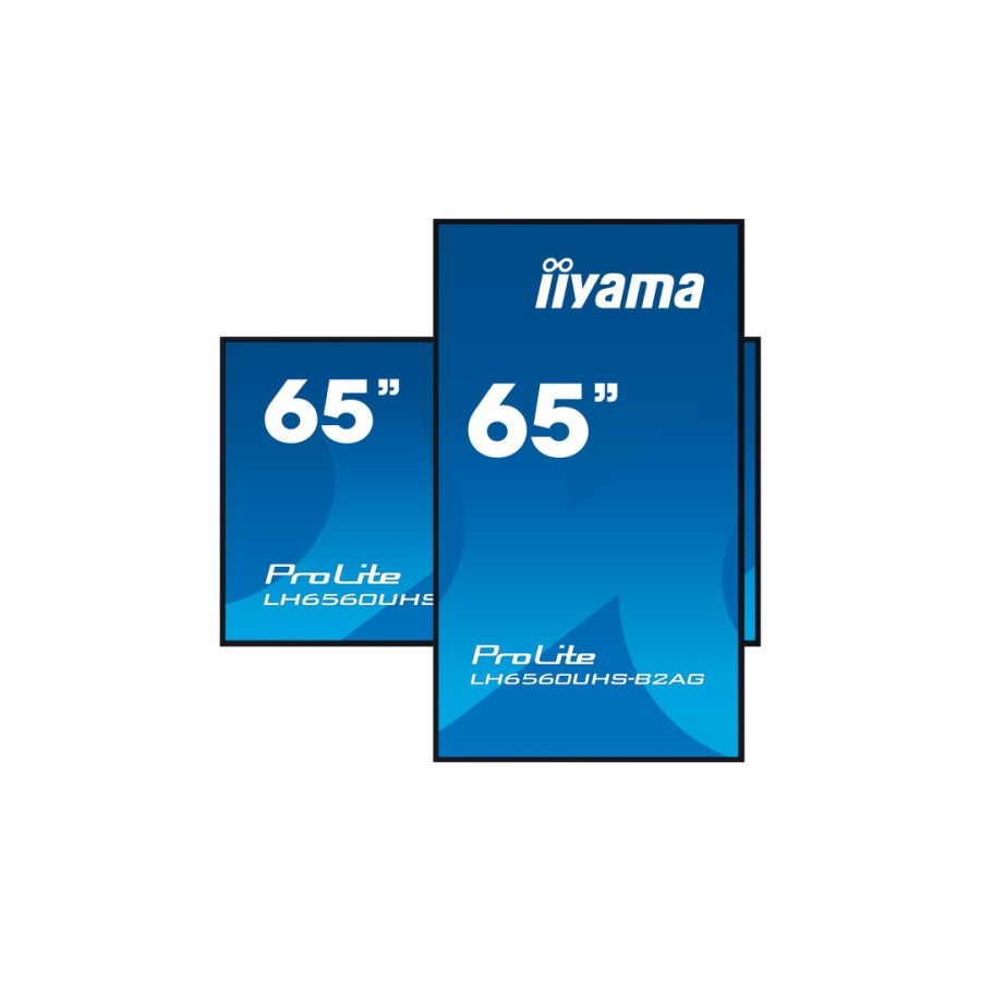 19505-MONITOR IIYAMA 65" 3840X2160, UHD, 500CD/M2, LANDSCAPE PORTRAIT, MM 2X 10W, 3X HDMI, USB 2.0 X2, WIFI, LAN, MEDIA 19505-MONITOR IIYAMA 65" 3840X2160, UHD, 500CD/M2, LANDSCAPE PORTRAIT, MM 2X 10W, 3X HDMI, USB 2.0 X2, WIFI, LAN, MEDIA