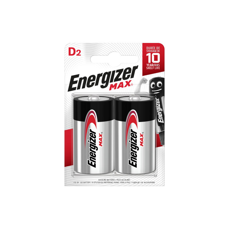 1951-Energizer MAX - D Bateria de un solo uso Alcalino 1951-Energizer MAX - D Bateria de un solo uso Alcalino