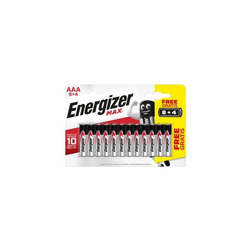 1959-BLISTER 8 + 4 PILAS MAX TIPO LR03 (AAA) ENERGIZER E301531207 1959-BLISTER 8 + 4 PILAS MAX TIPO LR03 (AAA) ENERGIZER E301531207