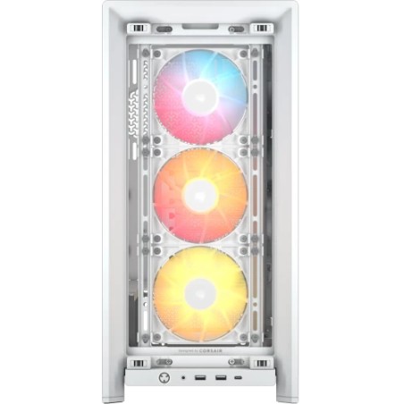 19639-Corsair FRAME 4000D RS ARGB Midi Tower Blanco