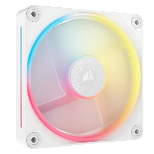 19648-Corsair iCUE LINK LX120-R RGB Carcasa del ordenador Ventilador 12 cm Blanco 1 pieza(s)