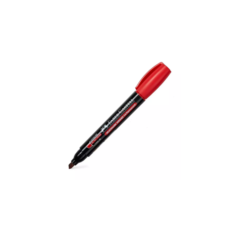 19740-MARCADOR MULTIMARK WINNER 54-E ROJO PUNTA BISELADA Y SIN CLIP FABER CASTELL 153121 19740-MARCADOR MULTIMARK WINNER 54-E ROJO PUNTA BISELADA Y SIN CLIP FABER CASTELL 153121