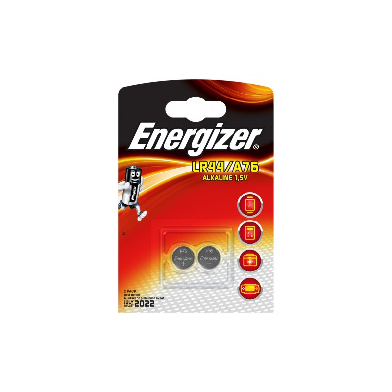 1977-BLISTER 2 PILAS DE BOTON MODELO A76/LR44 ENERGIZER 639317 1977-BLISTER 2 PILAS DE BOTON MODELO A76/LR44 ENERGIZER 639317