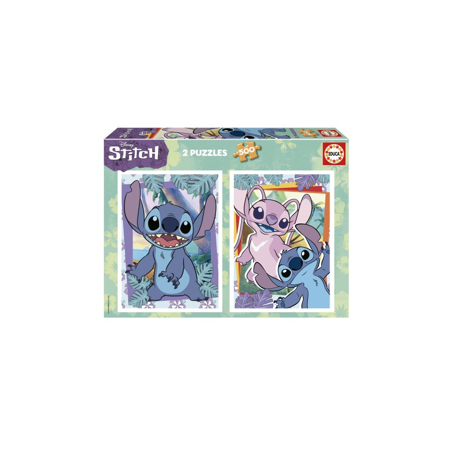 19772-CAJA PUZZLE 2X500 STITCH EDUCA BORRAS 19732 19772-CAJA PUZZLE 2X500 STITCH EDUCA BORRAS 19732