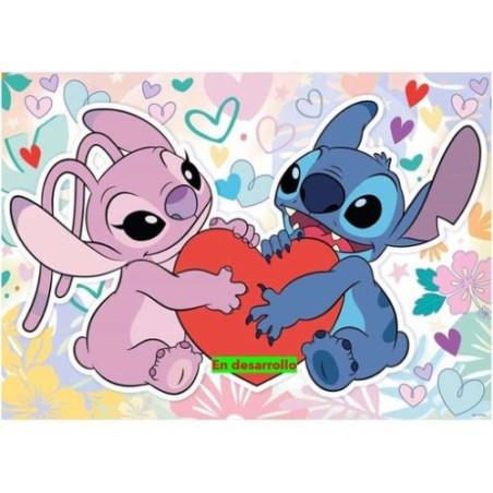 19775-CAJA PUZZLE 500 DISNEY STITCH EDUCA BORRAS 19911