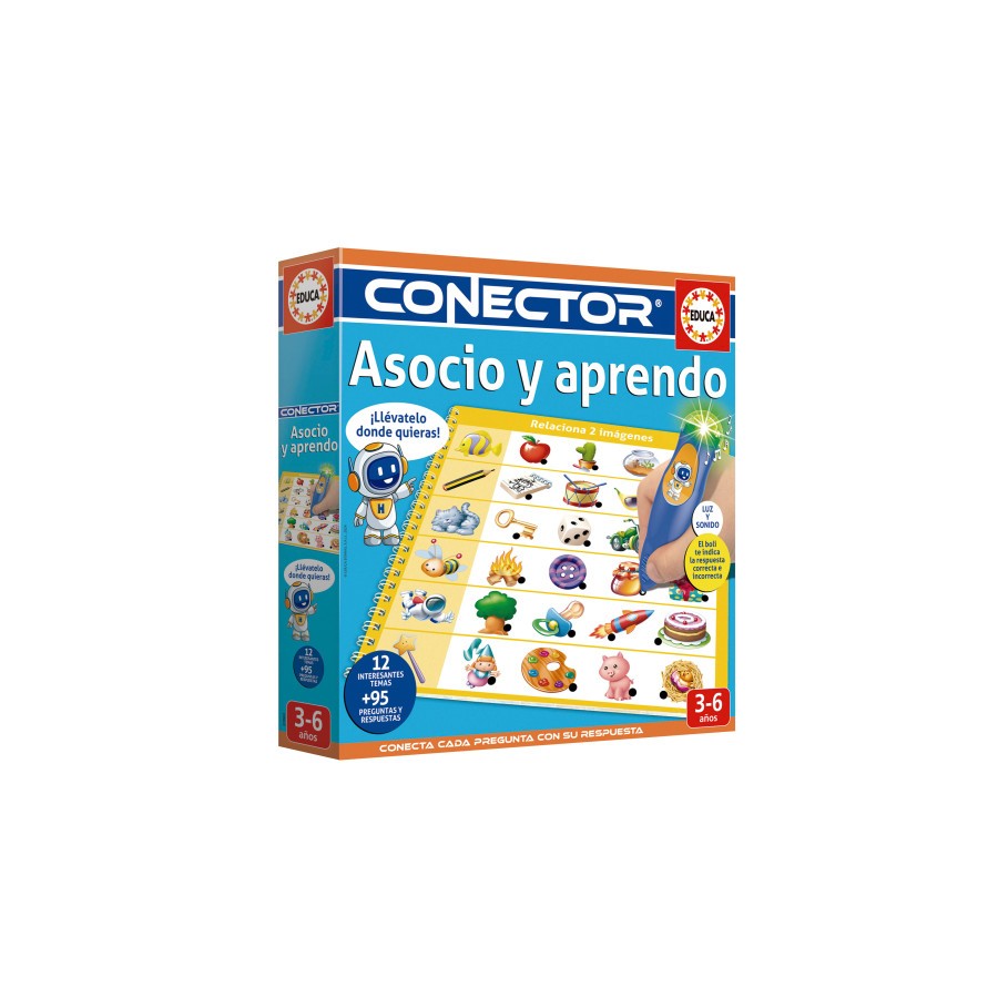 19780-JUEGO CONECTOR ASOCIO Y APRENDO EDUCA BORRAS 20084 19780-JUEGO CONECTOR ASOCIO Y APRENDO EDUCA BORRAS 20084