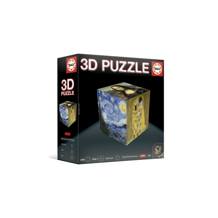 19791-PUZZLE CUBO 3D ARTE EDUCA BORRAS 20123 19791-PUZZLE CUBO 3D ARTE EDUCA BORRAS 20123