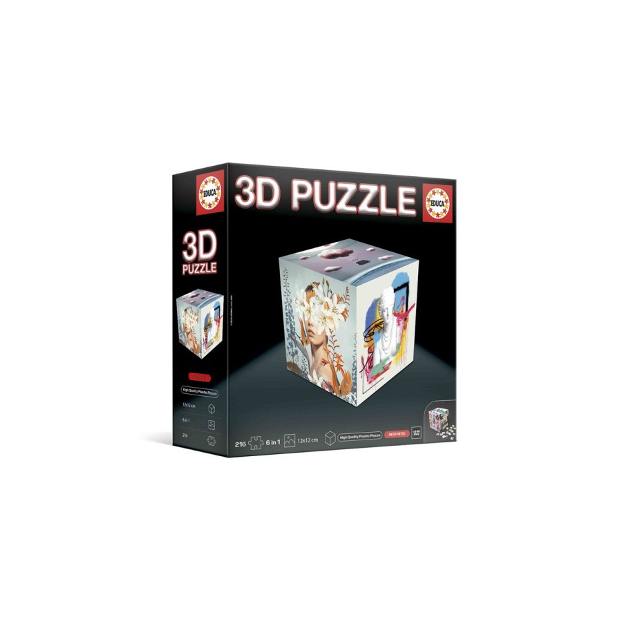 19794-PUZZLE CUBO 3D ANIMALES EDUCA BORRAS 20125 19794-PUZZLE CUBO 3D ANIMALES EDUCA BORRAS 20125