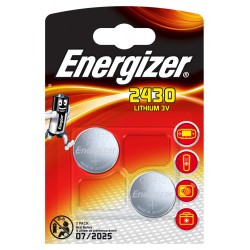 1981-BLISTER 2 PILAS DE BOTON MODELO CR2430 ENERGIZER E300830301