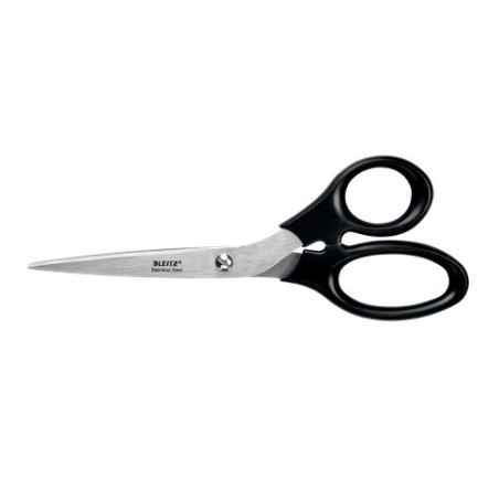 19824-TIJERAS ACERO INOXIDABLE 200 MM (BLISTER CARTON), NEGRO LEITZ 54250095