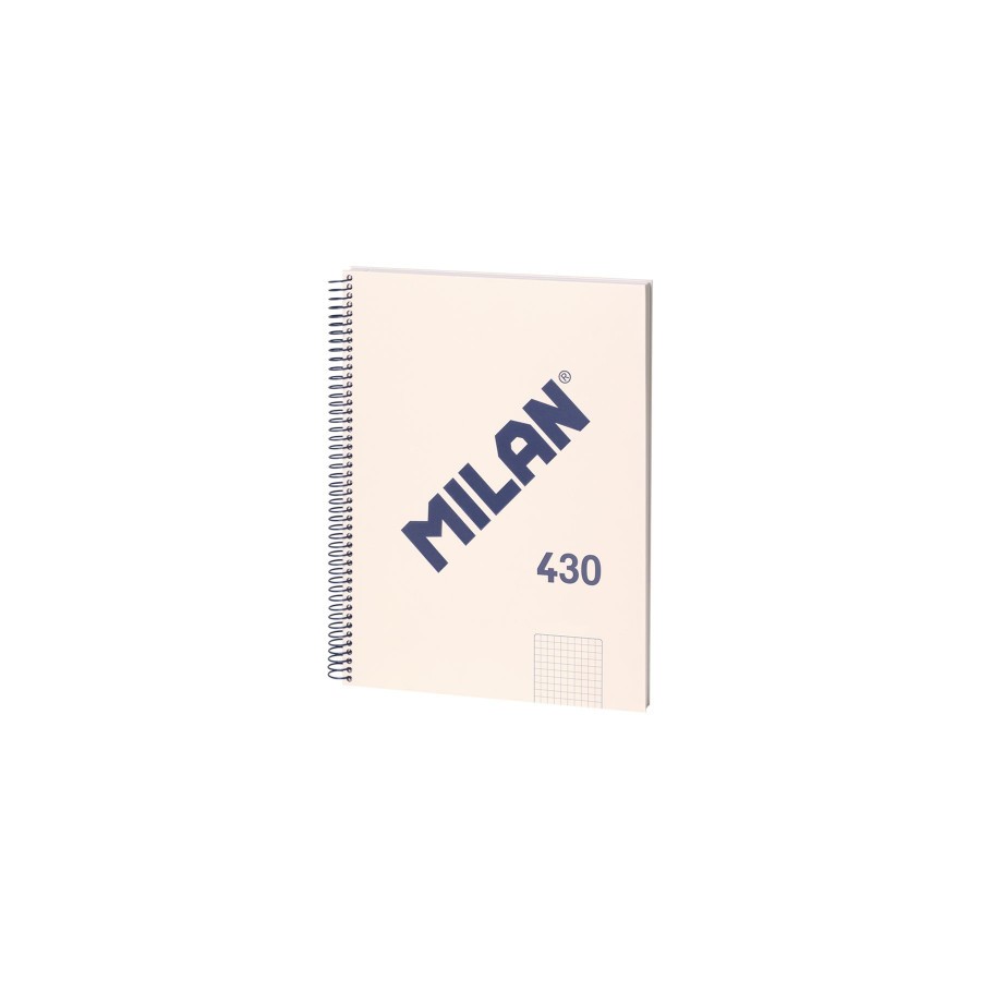 19836-LIBRETA CON ESPIRAL, PAPEL CUADRICULADO, 80 HOJAS A4, SERIE 1918, BEIGE MILAN 57143E80BG 19836-LIBRETA CON ESPIRAL, PAPEL CUADRICULADO, 80 HOJAS A4, SERIE 1918, BEIGE MILAN 57143E80BG