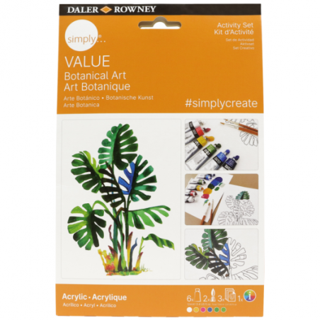 19889-SET DE PINTURA ACRILICO BOTANICO DALER ROWNEY D126900111