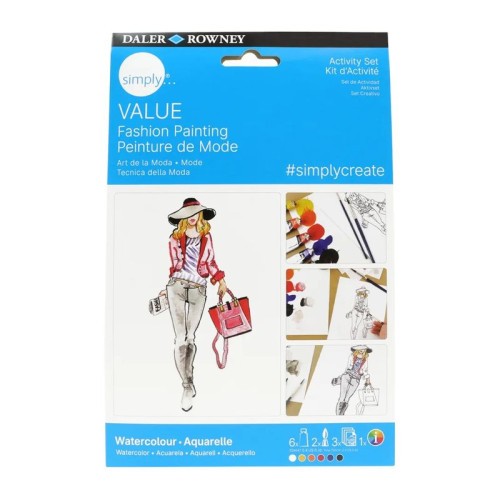 19890-SET DE PINTURA ACUARELA DISENO DE MODA DALER ROWNEY D134900111