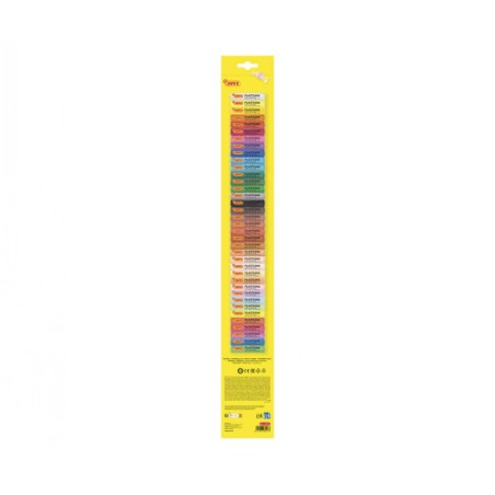 19897-ESTUCHE 37 BARRAS DE PLASTILINA 15G COLORES SURTIDOS JOVI 90/37