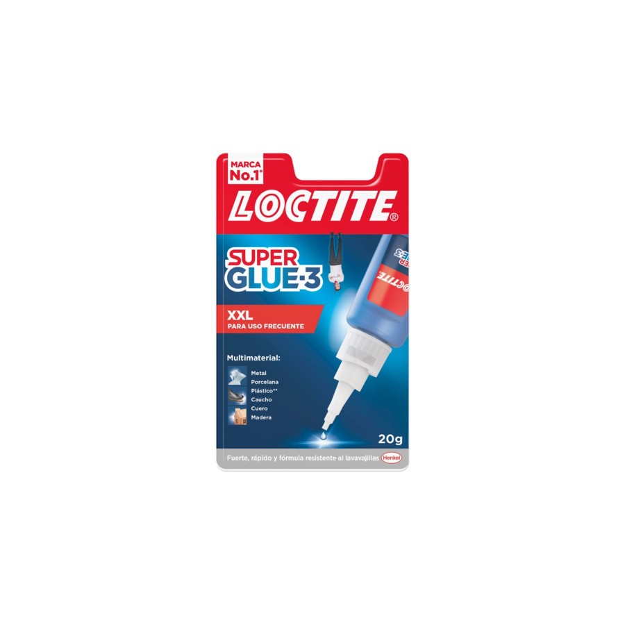 19907-LOCTITE SUPERGLUE-3 XXL 20G LOCTITE 2646770 19907-LOCTITE SUPERGLUE-3 XXL 20G LOCTITE 2646770