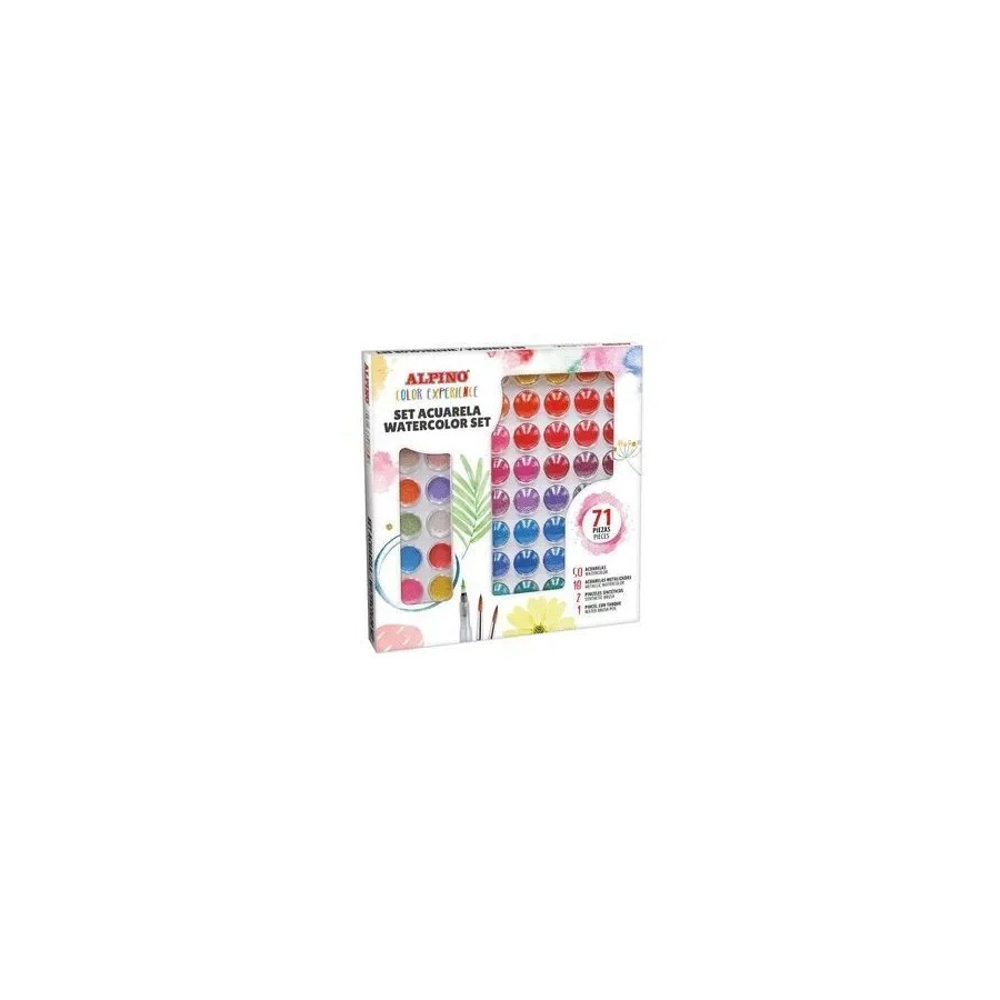 19917-SET WATERCOLOR COLOR EXPERIENCE 71 PZAS ALPINO AQ001040