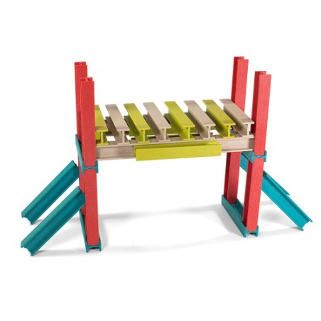 19927-SET ECO BEAMS BUILDING SET MINILAND 32250