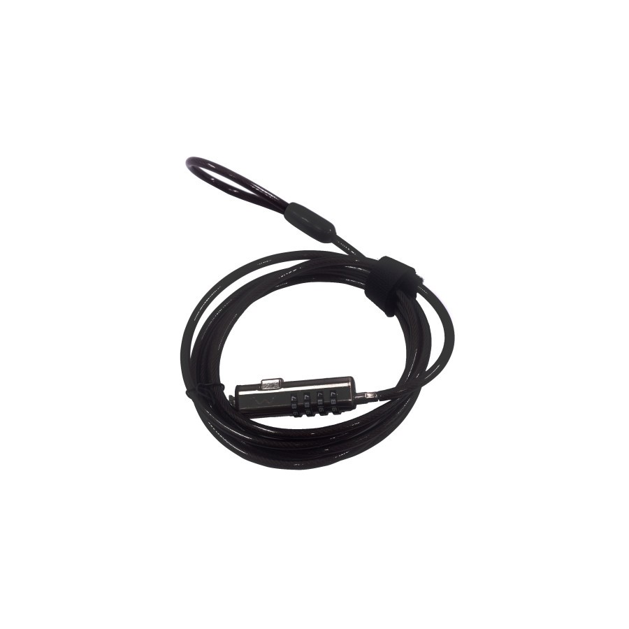 20042-Ewent EW1238 cable antirrobo Negro 1,8 m 20042-Ewent EW1238 cable antirrobo Negro 1,8 m