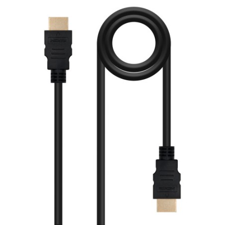 20135-Nanocable Cable HDMI alta velocidad / HEC, A/M-A/M, Negro, 10 m