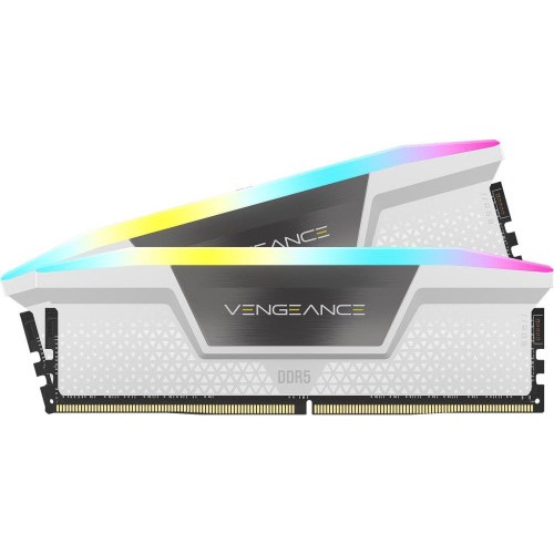 20145-MEMORIA CORSAIR DDR5 32GB 2X16GB PC6000 VENGEANCE RGB BLANCA CMH32GX5M2B6000Z30W