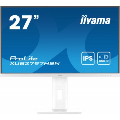 iiyama ProLite XUB2797HSN W2 pantalla para PC 686 cm 27 1920 x 1080 Pixeles Full HD LED Blanco