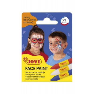 SET MAQUILLAJE FACE PAINT ESTUCHE DE 3 BARRAS ADVENTURE JOVI 175AD