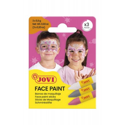 SET MAQUILLAJE FACE PAINT ESTUCHE DE 3 BARRAS FANTASY JOVI 175FA