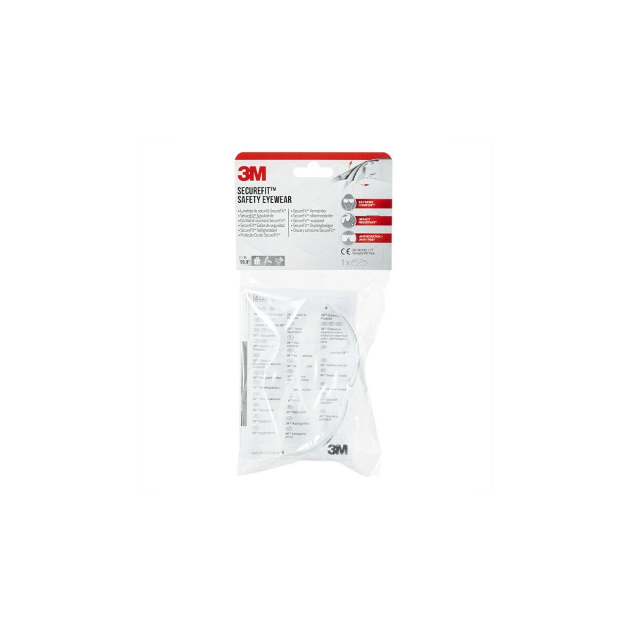 20305-GAFAS DE SEGURIDAD INCOLORA ANTIRRAYADURAS SECUREFIT SF200C-1 3M 7100331461 20305-GAFAS DE SEGURIDAD INCOLORA ANTIRRAYADURAS SECUREFIT SF200C-1 3M 7100331461