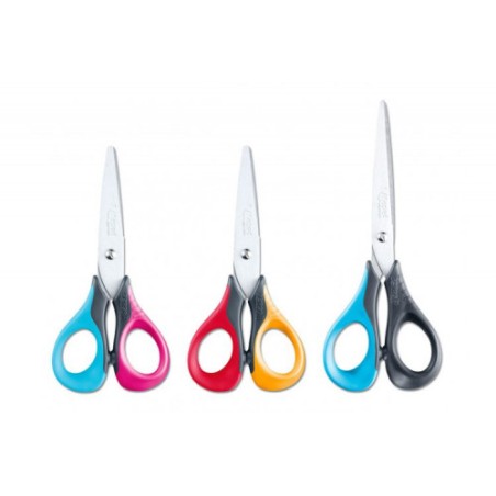 2033-TIJERAS SENSOFT 13 CM. CON CUCHILLAS DE ACERO COLORES SURTIDOS MAPED 169300