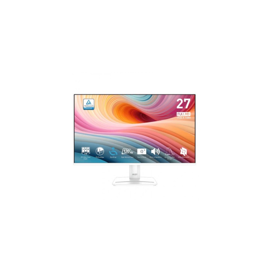 20358-MSI MONITOR PRO MP275W E2. 27" IPS PLANO. 1920x1080 . 120HZ. BLANCO 20358-MSI MONITOR PRO MP275W E2. 27" IPS PLANO. 1920x1080 . 120HZ. BLANCO