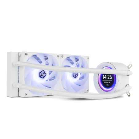 20471-NOX X-240 LCD Procesador Refrigerador de aire 12 cm Blanco 1 pieza(s)