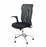 205-PIQUERAS Y CRESPO 4031NE silla de oficina y de ordenador Asiento acolchado Respaldo de malla