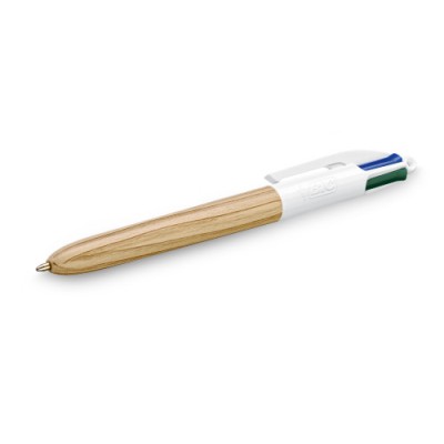 BOLiGRAFO 4 COLORES WOOD BIC 508964