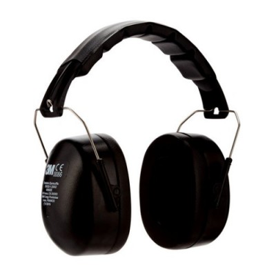 CASCOS OREJERAS ACOLCHADAS CON DIADEMA PLEGABLE PROTECCION AUDITIVA PELTOR 90563E 1 SNR 30DB NEGRO 3M 7100333470