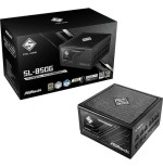 20664-FUENTE ALIMENTACION ASROCK SL-850G,PSU,850W,80 PLUS GOLD,135MM,MODULAR,PCI-E 5.1 (12+4pin)x1,PCI-E (6+2 pin)x3,SAT